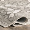 Nuloom Jae Pebbles Abstract 5x8 Wool Indoor Area Rug for Living Room Bedroom Dining Room Kitchen, Ivory - 4 of 4