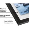 Americanflat Floating Picture Frame with polished glass - Horizontal and Vertical Formats for Wall - Horizontal and Vertical Formats for Wall - 3 of 4