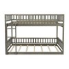 Whisen Wood Detachable Bunk Bed with Ladder and Guardrails - 4 of 4