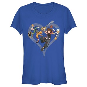 Juniors Womens Kingdom Hearts 3 Ready to Fight T-Shirt - 1 of 4