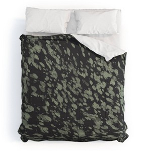 Deny Designs King Emanuela Carratoni Abstract Paintbrushes Comforter and Pillow Sham - 1 of 4