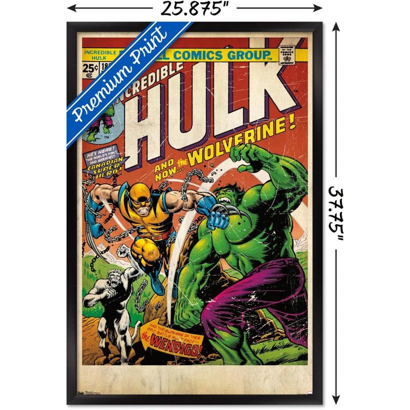Trends International 24X36 Marvel Comics - Wolverine - Cover Framed Wall Poster Prints, 3 of 7