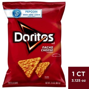 Doritos Nacho Cheese Tortilla Chips - 2.625oz - 1 of 4