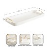 Kate and Laurel Farson Rectangle Tray with Handles - 2 of 4