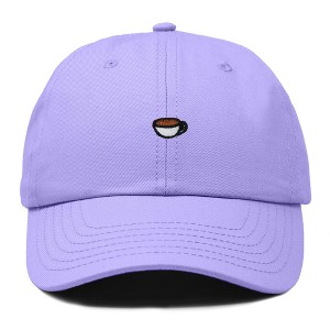 Dalix Lil Coffee Embroidered Cotton Cap Summer Food Outdoor Dad Hat Womens - 1 of 4