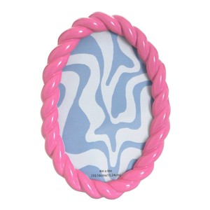 Prism 4"x6" Twisted Picture Frame Pink - 1 of 4