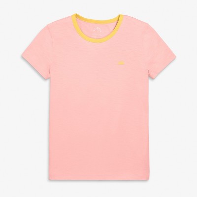 Primary Adult Embroidered Classic Slub Crewneck Tee (Women's Fit)