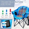 Docred Folding Rocking Camping Chair, Portable Outdoor Rocker with Cooler Bag, 400lbs Capacity, 600D Oxford Fabric, Padded Rocker Chair - 2 of 4