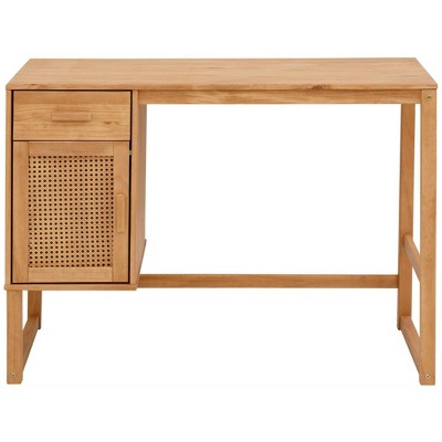 Ren Home Talo Desk with Closed Storage and Drawer
