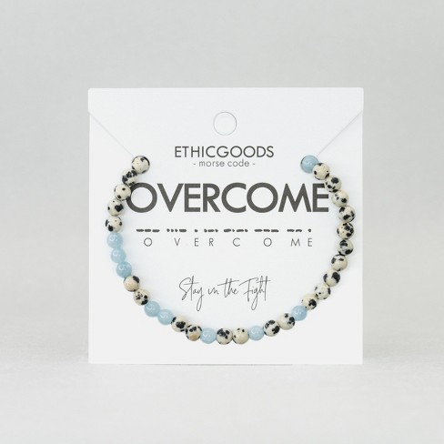 Morse Code Bracelet: OVERCOME | ETHIC GOODS - image 1 of 4