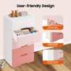YIYIBYUS Plastic Drawers Dresser, Storage Cabinet Tall Dresser Organizer - 2 of 4