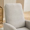 PAGED Modern Rocking Chair, Upholstered Accent Chair with Wooden Frame, Reading Chair for Nursery, Bedroom, Living Room Furniture - 4 of 4