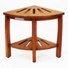 Oceanstar Corner Spa Bench Seat with Storage Shelf. - 2 of 4