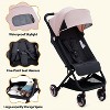Ultra-Compact Lightweight Stroller with One-Hand Fold, Recline & Canopy for Travel - 3 of 4