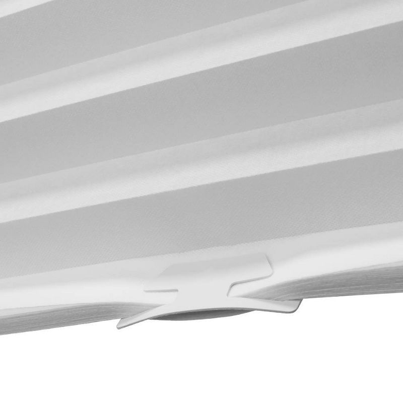 36&#34;x72&#34; Lumi Home Furnishings Light Filtering Pleated Fabric Window Shade White, 5 of 8