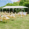 Tangkula 10' x 30' Outdoor White Wedding Party Event Tent Gazebo Canopy Pavilion - 2 of 4