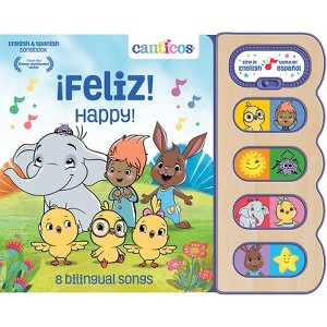Canticos ¡Feliz! / Happy! (Bilingual) - by  Susie Jaramillo (Board Book) - 1 of 1