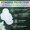 L Organic Cotton Top Layer Ultra Thin Pads - Super Absorbency- 96ct - 2 of 4