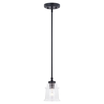 Vaxcel Toledo 1 - Light Pendant in  Matte Black