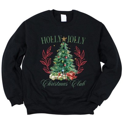 Simply Sage Market Women's Graphic Sweatshirt Holly Jolly Christmas Club
