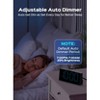 Aoibox Digital Alarm Clock with 4-Level Brightness, Dual Alarms, USB Port, Power-Off Memory, Snooze, DST, 12/24H for Bedroom, Kids, Adults, Elderly - 4 of 4