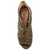 Journee Collection Womens Samara Back Heel Zip Peep Toe Stiletto Booties - 4 of 4