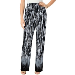 Roaman's Ultra Drape Pull-On Pant - 1 of 2
