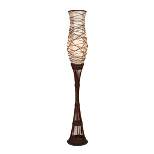 Traditional Bamboo Floor Lamp Brown - Olivia & May