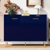 47" Sideboard Buffet Cabinet, Kitchen Storage Cabinet with 2 Drawers, Freestanding Floor Cabinet, Coffee Bar Cabinet for Kitchen Living Room - 2 of 4