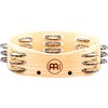 MEINL Artisan Edition Compact Tambourine with Steel Jingles 3 Row 8 in. - 4 of 4