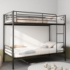 Okak Twin Size Heavy Duty Metal Bunk Bed with Ladders & High Guardrail,Contemporary Bed Frame for Bedroom,Apartments - 2 of 4