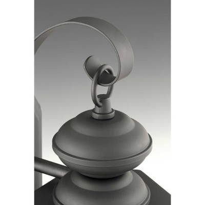 New Haven Black 3-Light Outdoor Wall Lantern with Clear Beveled Glass