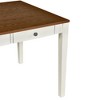 NicBex Dining Table Set for 6 Kitchen Table Mid-Century Wood Dining Table Set with Drawer with Bench and 4 Chairs for Dining Room - 2 of 4