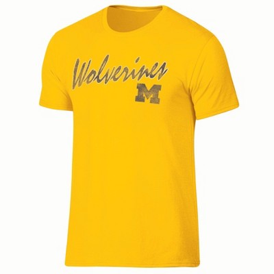 NCAA Michigan Wolverines Men's Heather T-Shirt