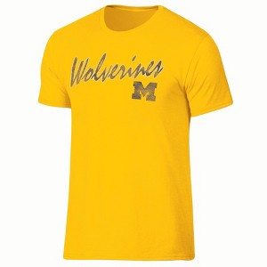 NCAA Michigan Wolverines Men's Heather T-Shirt - 1 of 3