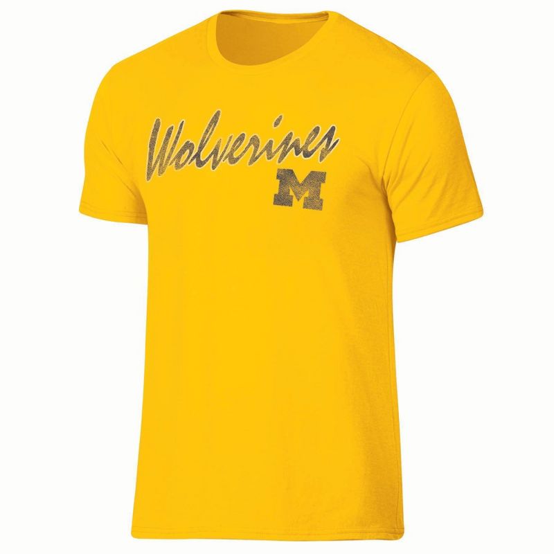 NCAA Michigan Wolverines Men&#39;s Heather T-Shirt, 1 of 4