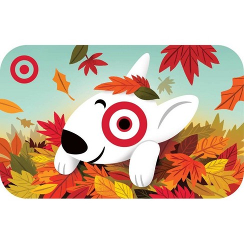 Bullseye Fall Leaves Target GiftCard - image 1 of 1