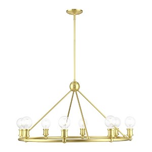 Livex Lighting Lansdale 8 - Light Chandelier in  Satin Brass - 1 of 1