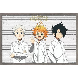 Trends International The Promised Neverland - Mug Shots Framed Wall Poster Prints - 1 of 4