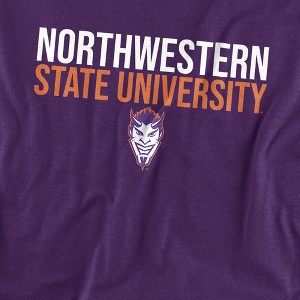 Men's Northwestern State University Official Stacked T-Shirt Stacked - 1 of 4