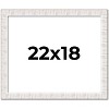 PosterPalooza | Sculpted White Picture Frame - UV Acrylic, Backing Board, Hanging Hardware Included - 2 of 4