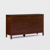 Classic Horizontal Bedroom 6 Drawer Dresser - Saracina Home - 3 of 4