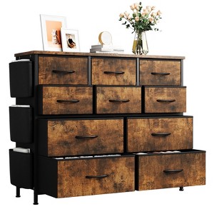 10 Drawers Dresser for Bedroom, Dresser & Chest of Drawers with Fabric Bins, Chests of Drawers Organizer for Closet Hallway Living Room - 1 of 4