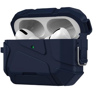 Nakedcellphone Meteorite Series Combo for Apple Airpods Pro 3 - Rugged Case with Stand + Lanyard + Clip + Cleaning Kit - 1 of 4
