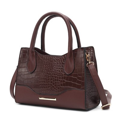 MKF Collection Gili Crocodile Embossed Vegan Leather Women’s Tote Bag by Mia K