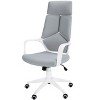 APRILSOUL Office Chair Adjustable Height Swivel Ergonomic High-Back Fixed Arms Executive Computer Desk Task - 3 of 4