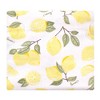 Hudson Baby Infant Girl Cotton Flannel Receiving Blankets, Lemons, One Size - 2 of 2