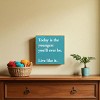 Slickblue Inspirational Wood Wall Sign – “Live Like It” Quote – Rustic 7x7 Motivational Decor, Color Options - 2 of 3