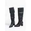 Vianella - Black Block Heel Knee High Boot (Women) | Prologue Shoes - 2 of 4