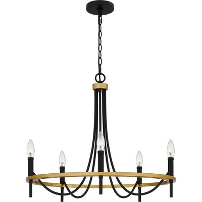 Quoizel Lighting Legare 5 - Light Chandelier in  Matte Black